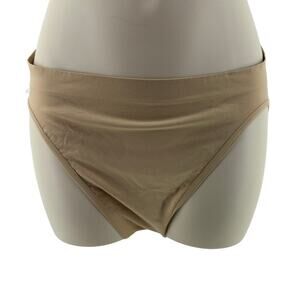 Vintage Gap Beige High Cut Brief Panty Womens Large Stretch Comfort